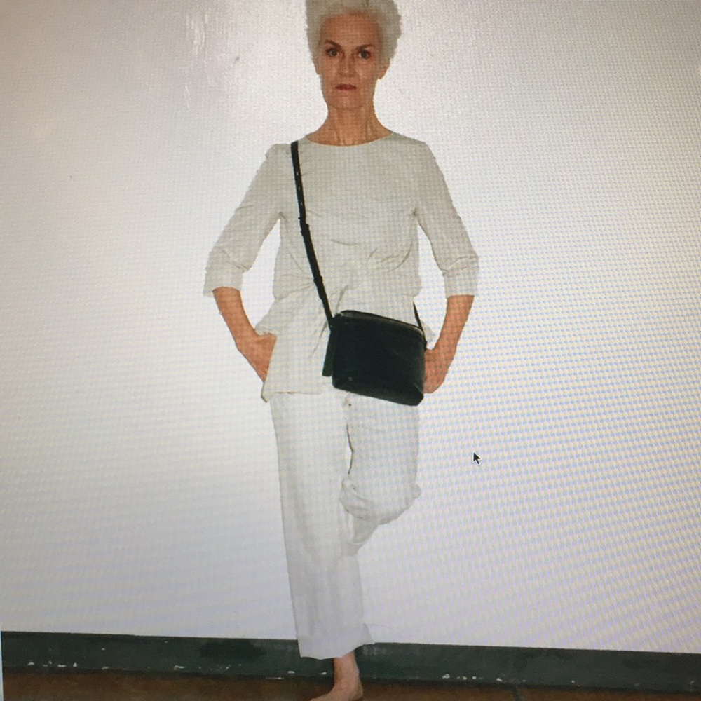 KARA NYC large stowaway crossbody B L U E bag